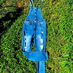 Skinny Jean Overalls